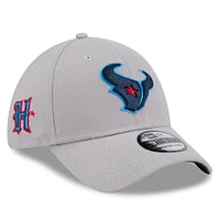 Men's New Era Gray Houston Texans Standard 39THIRTY Flex Hat