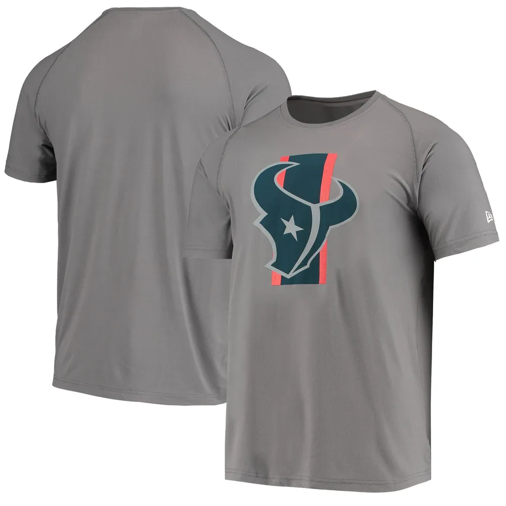 Lids Houston Texans New Era Training Camp Raglan T-Shirt - Gray