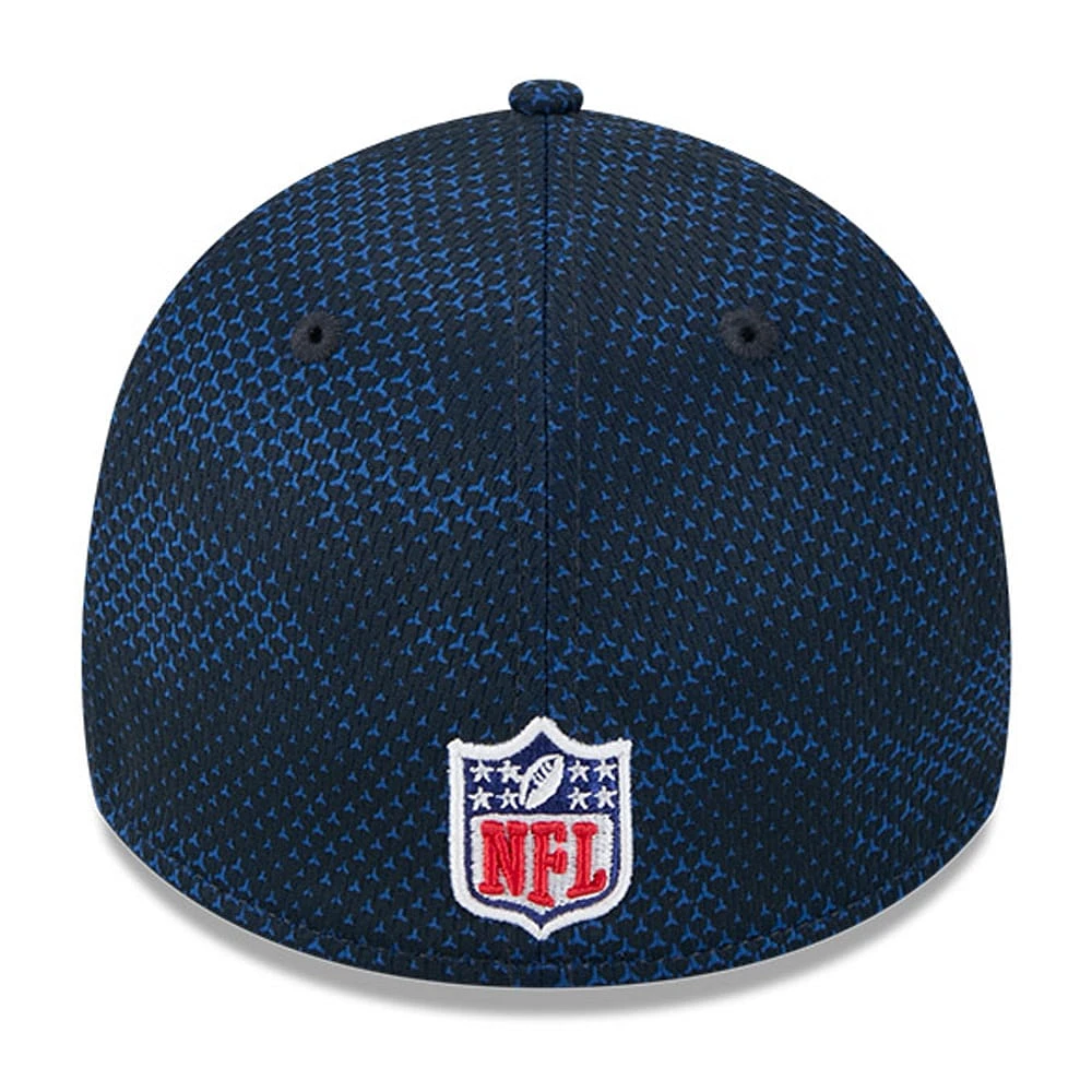 Casquette flexible New Era Houston Texans 2024 Sideline 39THIRTY pour hommes, bleu marine