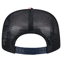 Men's New Era Navy Houston Texans Adventure Pattern Golfer Snapback Hat