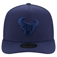 Men's New Era Navy Houston Texans Color Pack A-Frame 59FIFTY Fitted Hat