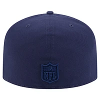 Men's New Era Navy Houston Texans Color Pack A-Frame 59FIFTY Fitted Hat