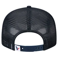 Men's New Era Navy Houston Texans  Main Trucker 9FIFTY Snapback Hat