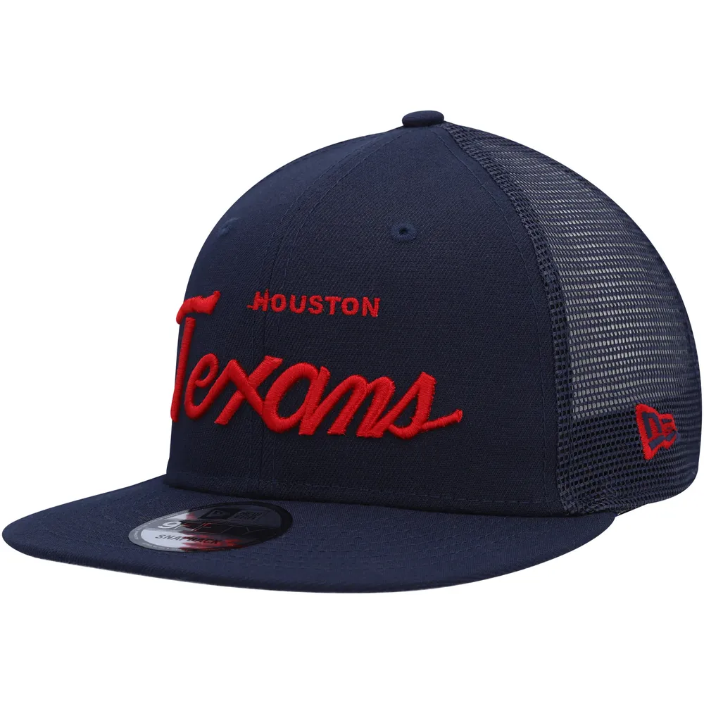 Men's New Era Navy New England Patriots Script 9FIFTY Snapback Hat