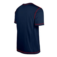 T-shirt bleu marine à imprimé Third Down Puff New Era pour hommes des Houston Texans