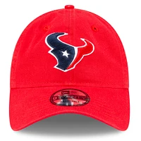 Casquette réglable rouge Houston Texans Core Classic 9TWENTY New Era pour hommes