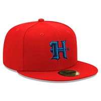 Men's New Era Red Houston Texans Omaha 59FIFTY Fitted Hat