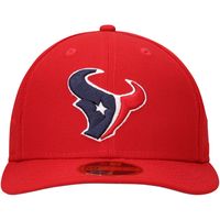 Men's New Era White Houston Texans Omaha Low Profile 59FIFTY