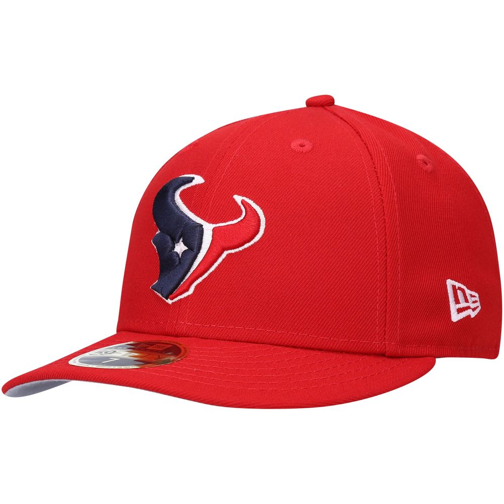 Men's New Era White Houston Texans Omaha Low Profile 59FIFTY