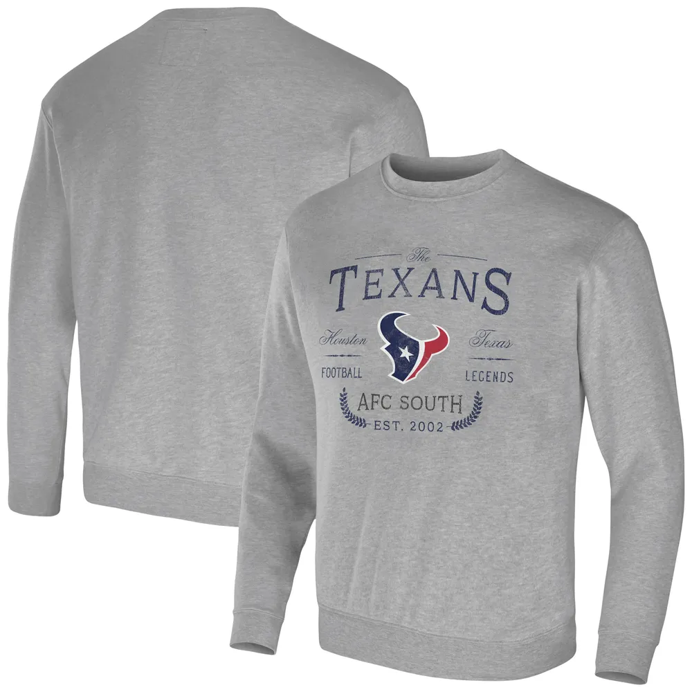 Men's Fanatics Branded White Houston Texans Long Sleeve T-Shirt