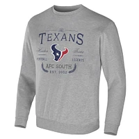 Men's NFL x Darius Rucker Collection by Fanatics Heather Gray Houston Texans Pullover Sweatshirt