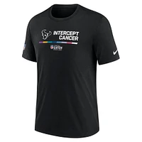 Men's Nike Black Houston Texans NFL Crucial Catch Performance T-Shirt