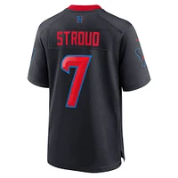 Maillot Nike C.J. Stroud pour homme, bleu marine, Houston Texans, 2e match alternatif