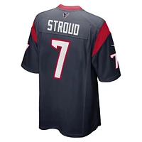 Maillot de match Nike C.J. Stroud bleu marine des Houston Texans pour homme