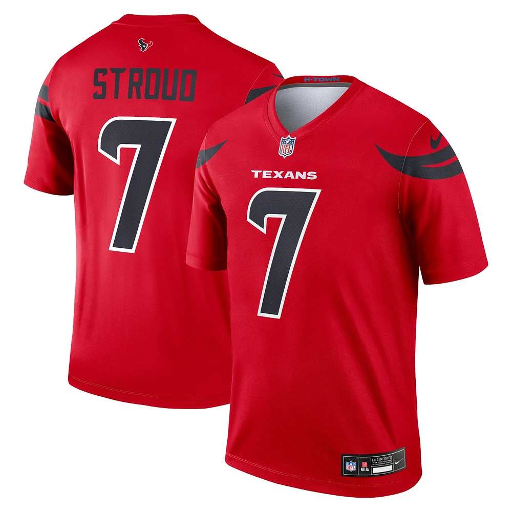 Maillot Nike C.J. Stroud rouge des Houston Texans pour homme