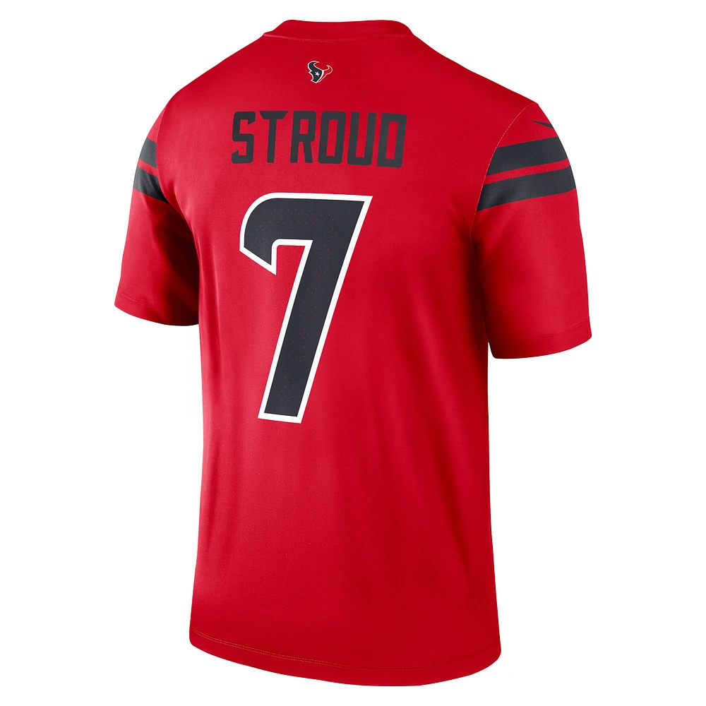 Maillot Nike C.J. Stroud rouge des Houston Texans pour homme