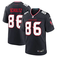 Men's Nike Dalton Schultz  Navy Houston Texans Team Game Jersey