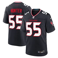 Maillot de match l'équipe des Houston Texans Nike Danielle Hunter pour homme, bleu marine