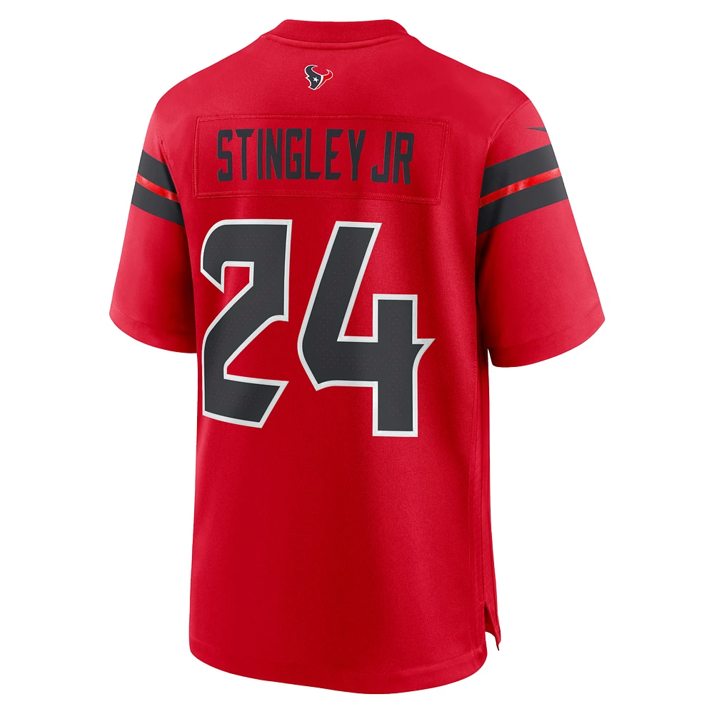 Men's Nike Derek Stingley Jr. Red Houston Texans Alternate Game Jersey