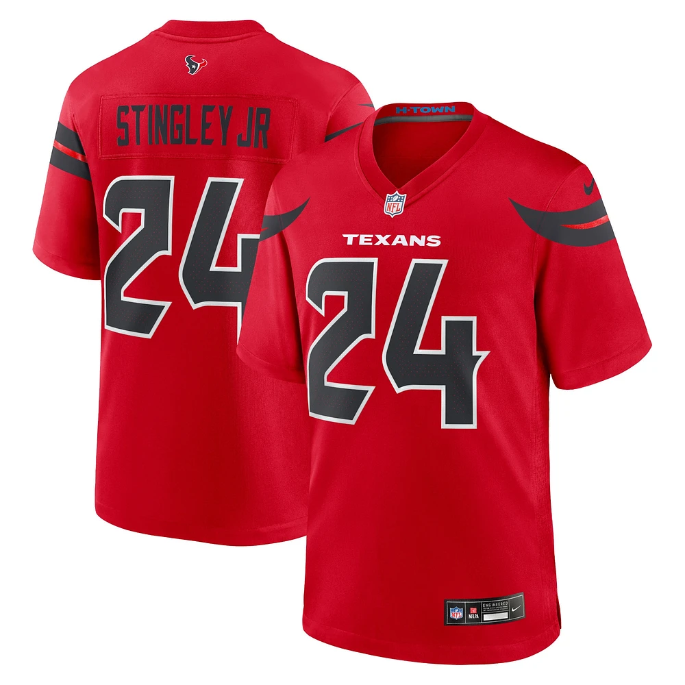 Men's Nike Derek Stingley Jr. Red Houston Texans Alternate Game Jersey