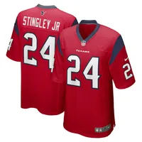 Men's Nike Derek Stingley Jr. Navy Houston Texans Vapor F.U.S.E. Limited Jersey