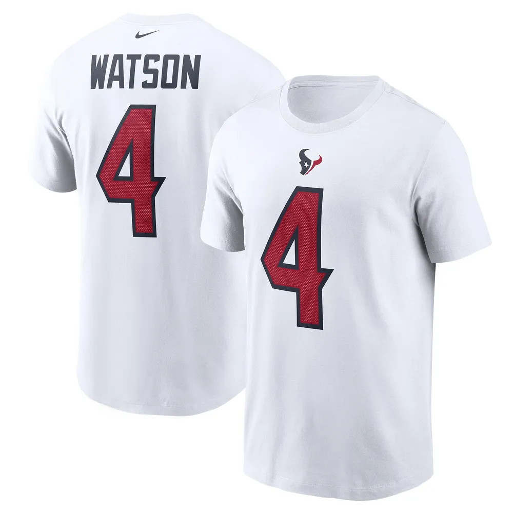 Nike Men's Nike Deshaun Watson White Houston Texans Name & Number T-Shirt