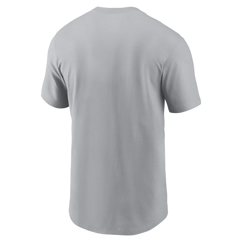 Men's Nike  Gray Houston Texans Lockup Essential T-Shirt