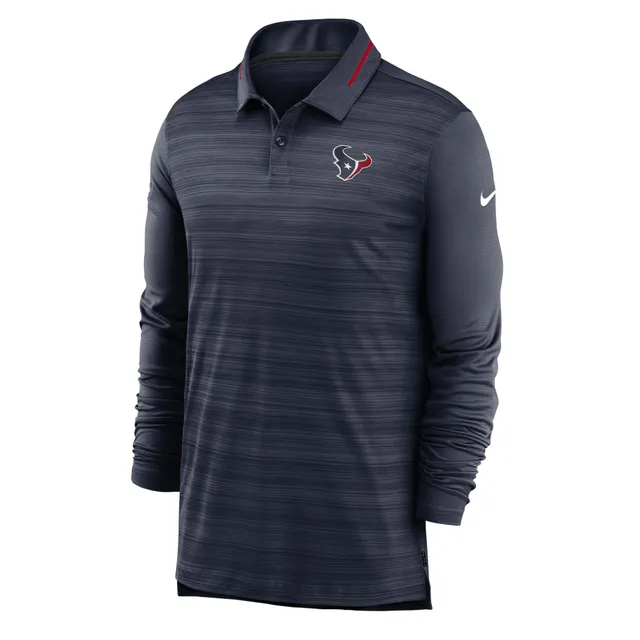 Men's Nike Navy Houston Texans Sideline Performance Long Sleeve T-Shirt Size: Medium