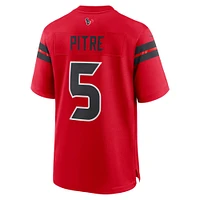 Maillot de match alternatif Nike Jalen Pitre pour hommes des Houston Texans, rouge