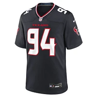 Men's Nike Jayden Peevy  Navy Houston Texans Team Game Jersey
