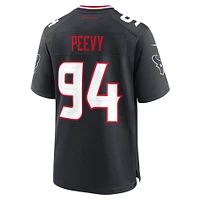 Men's Nike Jayden Peevy  Navy Houston Texans Team Game Jersey