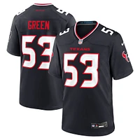 Maillot de match Nike Kendrick Green Navy Houston Texans pour homme