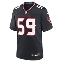 Men's Nike Kingsley Jonathan  Navy Houston Texans Team Game Jersey