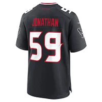 Men's Nike Kingsley Jonathan  Navy Houston Texans Team Game Jersey