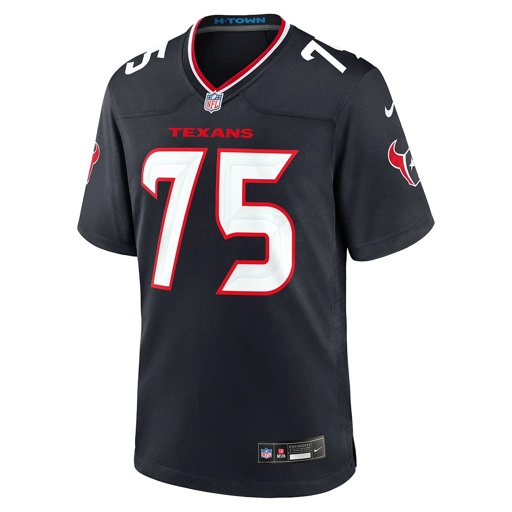 Men's Nike Laken Tomlinson  Navy Houston Texans Team Game Jersey