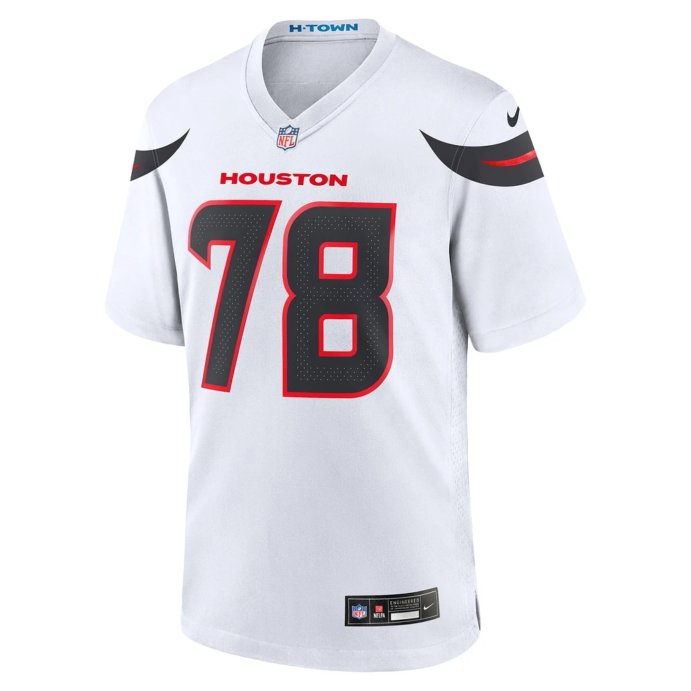 Maillot de match Nike Laremy Tunsil blanc des Houston Texans pour homme