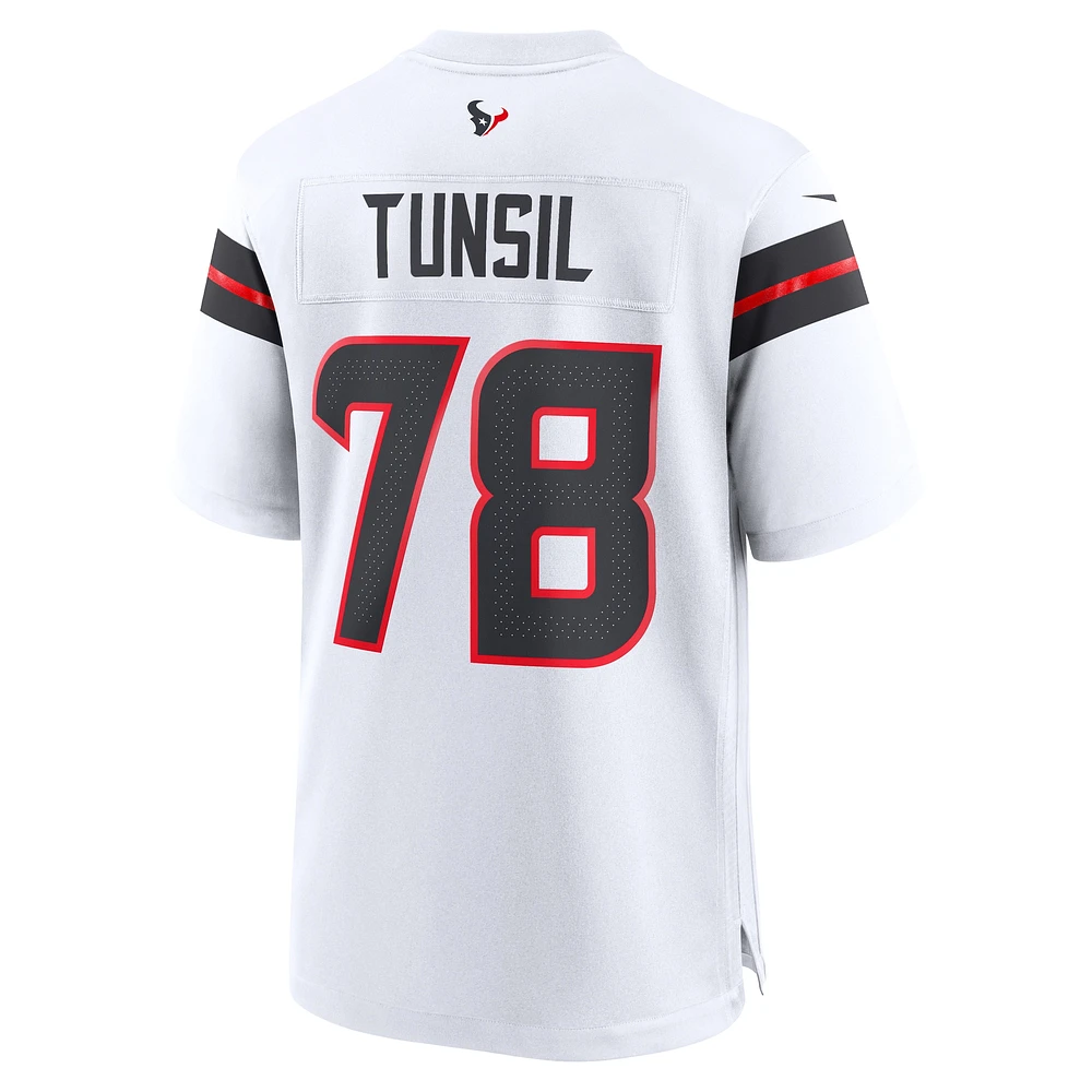 Maillot de match Nike Laremy Tunsil blanc des Houston Texans pour homme