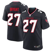 Maillot de match Nike Myles Bryant bleu marine pour homme des Houston Texans