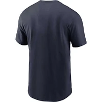 T-shirt essentiel Nike Houston Texans Division pour homme, bleu marine