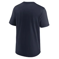 T-shirt Nike Exceed Performance bleu marine pour homme des Houston Texans