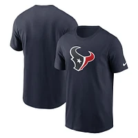 T-shirt Nike bleu marine avec logo principal des Houston Texans Fan Gear pour hommes