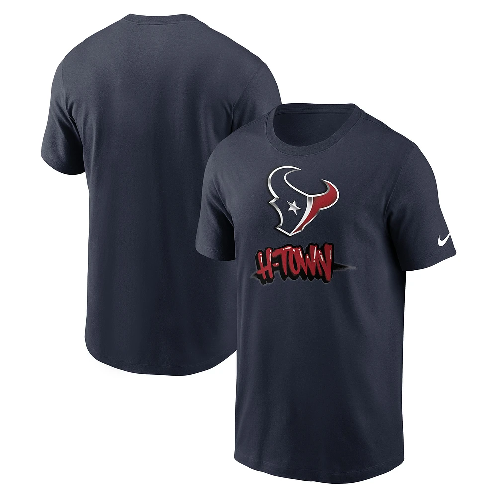 Men's Nike Navy Houston Texans Hometown T-Shirt