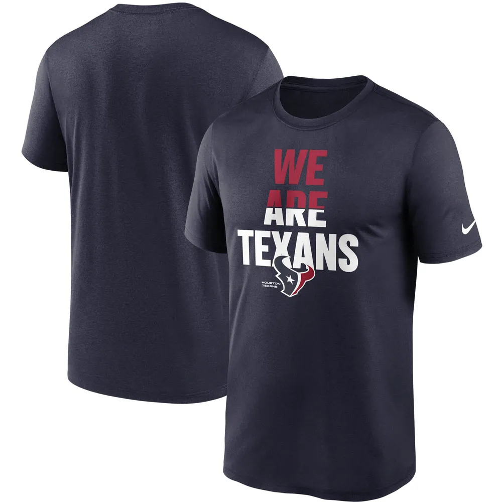 Women's Fanatics Branded Navy Houston Texans Slogan V-Neck T-Shirt