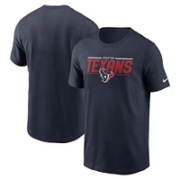 T-shirt Nike Houston Texans Muscle bleu marine pour homme