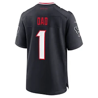 Men's Nike  Navy Houston Texans #1 Dad Game Jersey