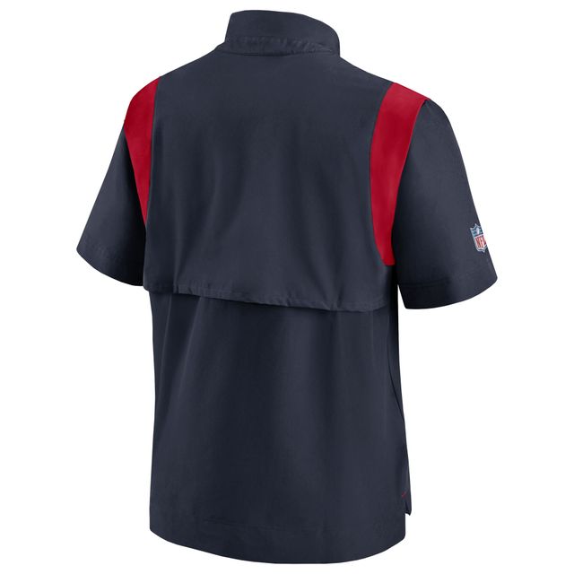 Haut à enfiler Chevron Lockup Nike Houston Texans Sideline Coaches pour homme - Bleu marine