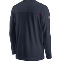 Men's Nike Navy Houston Texans Sideline Performance Long Sleeve T-Shirt Size: Medium