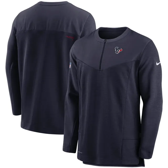 Nike Seattle Seahawks White/College Navy Sideline Coaches Half-Zip Pullover Jacket Size: Extra Large