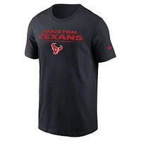 Men's Nike Navy Houston Texans Sideline Performance T-Shirt