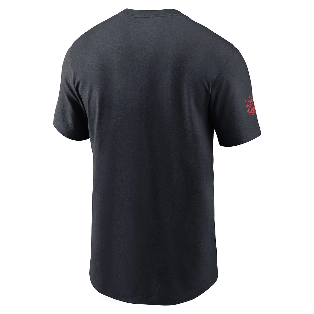 Men's Nike Navy Houston Texans Sideline Performance T-Shirt